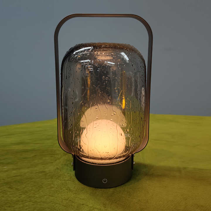 Portable Glass Hanging Camping Light