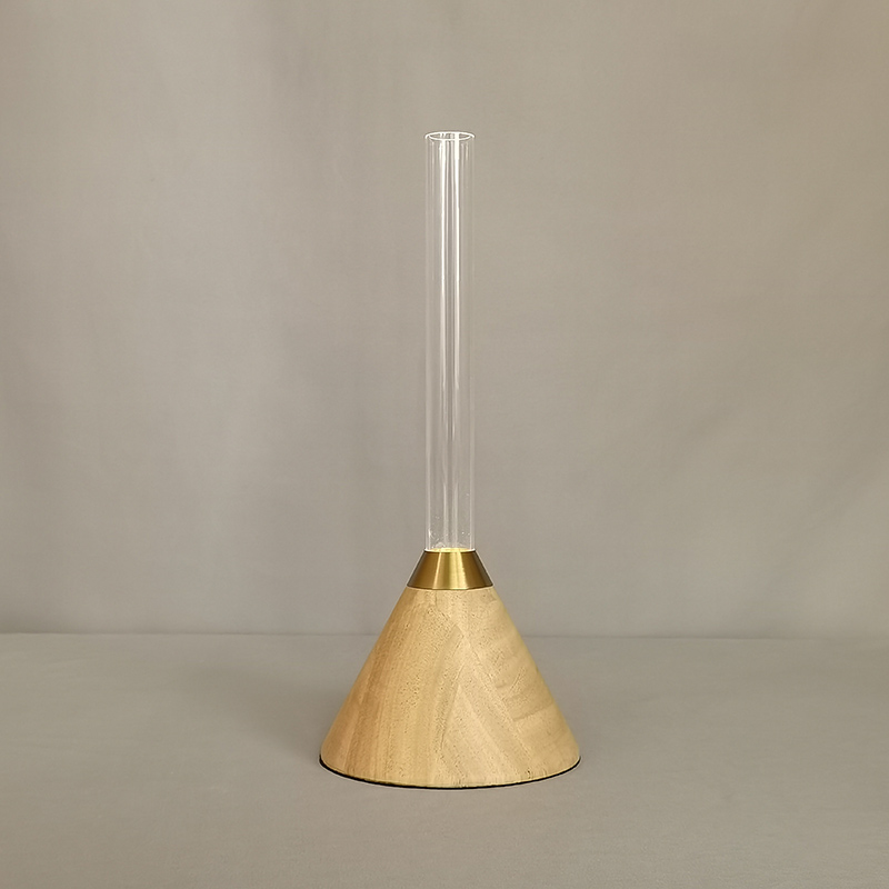 Mingkeda New design Hot Sale Arcylic Metal Wood White Color Camping Lights Table Lamp