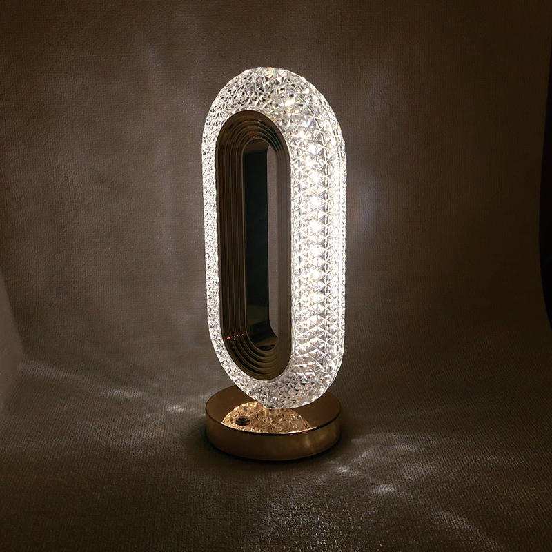 Mingkeda Wholesale Decorative Metal Clear Glass Modern Table Lamp Table Lightings