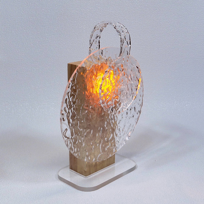 Mingkeda Hot Selling Modern Simple Living Room Dining Room Metal Glass LED Table Lamp