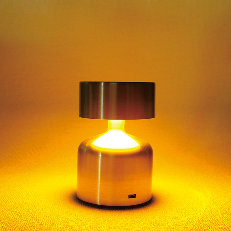 Mingkeda Hot Sale Modern Simple Living Room Dining Room Metal Dumbbell Shape LED Table Lamp