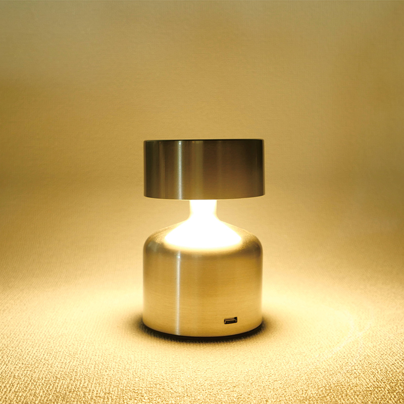 Mingkeda Hot Sale Modern Simple Living Room Dining Room Metal Dumbbell Shape LED Table Lamp