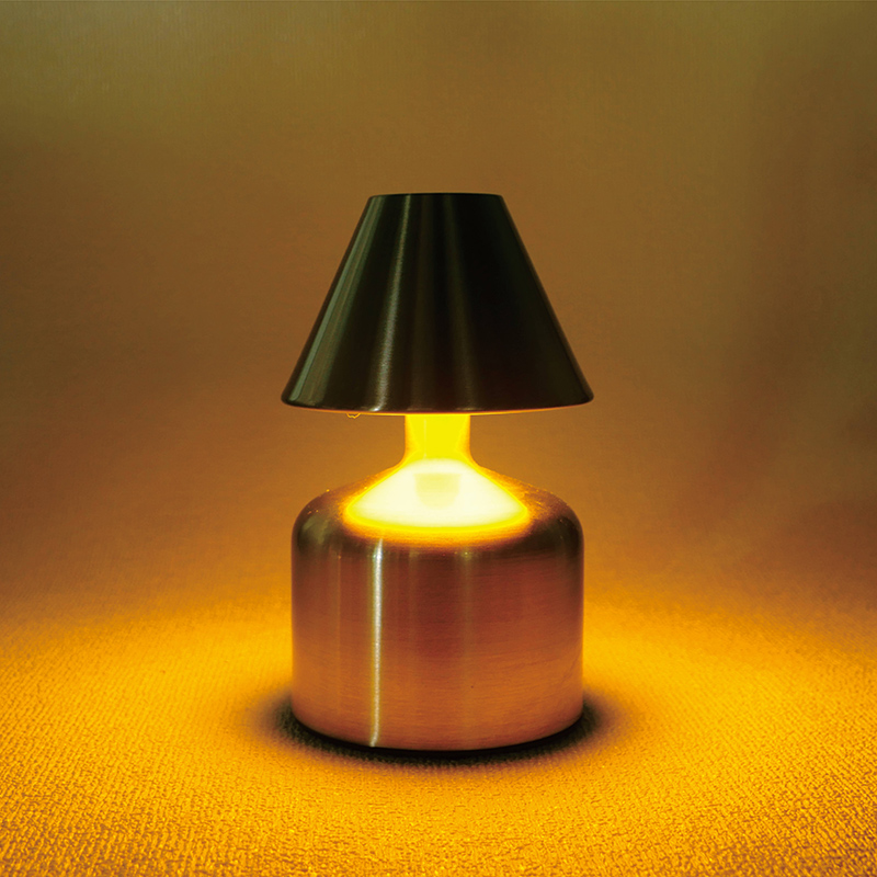 Mingkeda Customize Modern Simple Living Room Dining Room Metal Dumbbell Shape LED Table Lamp