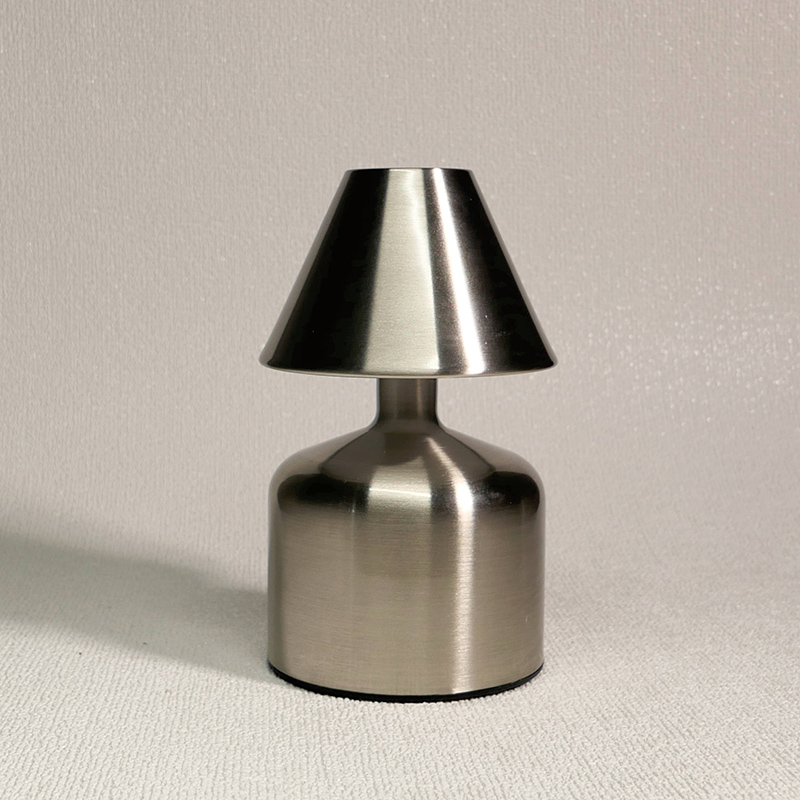 Mingkeda Customize Modern Simple Living Room Dining Room Metal Dumbbell Shape LED Table Lamp