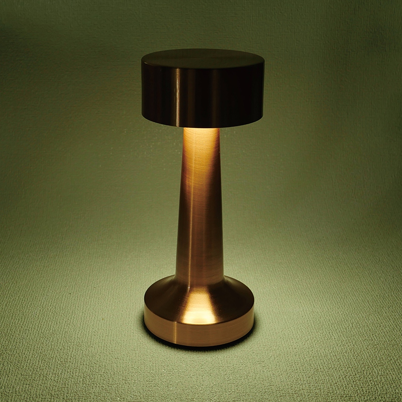 Mingkeda Restaurant Luxury Rechargeable Metal Touch Hotel Bar Living Room Reading Decoration LED Table Lamp