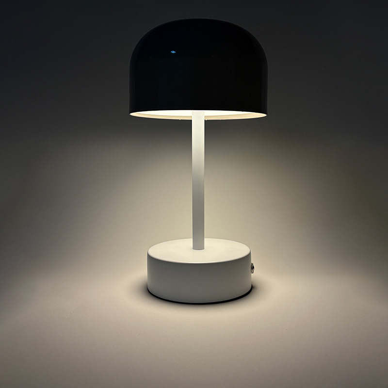 Mingkeda Modern Rechargeable LED Table Lamp with Metal Desk Light USB Powered