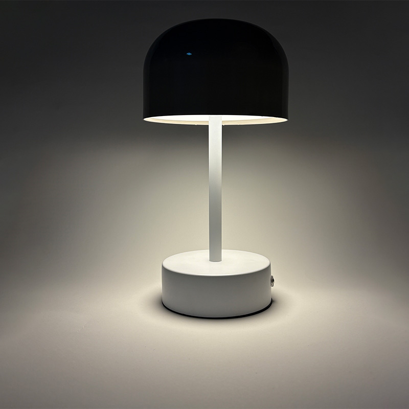 Mingkeda Modern Rechargeable LED Table Lamp with Metal Desk Light USB Powered