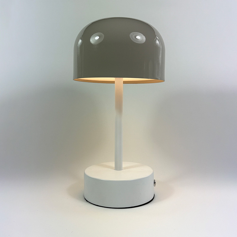 Mingkeda Modern Rechargeable LED Table Lamp with Metal Desk Light USB Powered