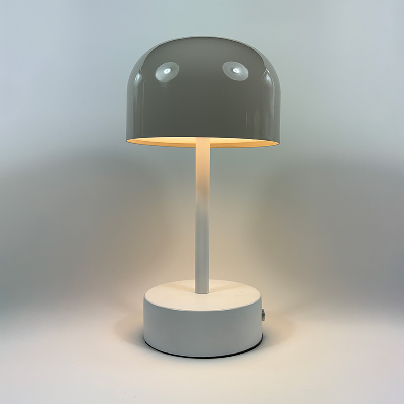 Mingkeda Modern Rechargeable LED Table Lamp with Metal Desk Light USB Powered