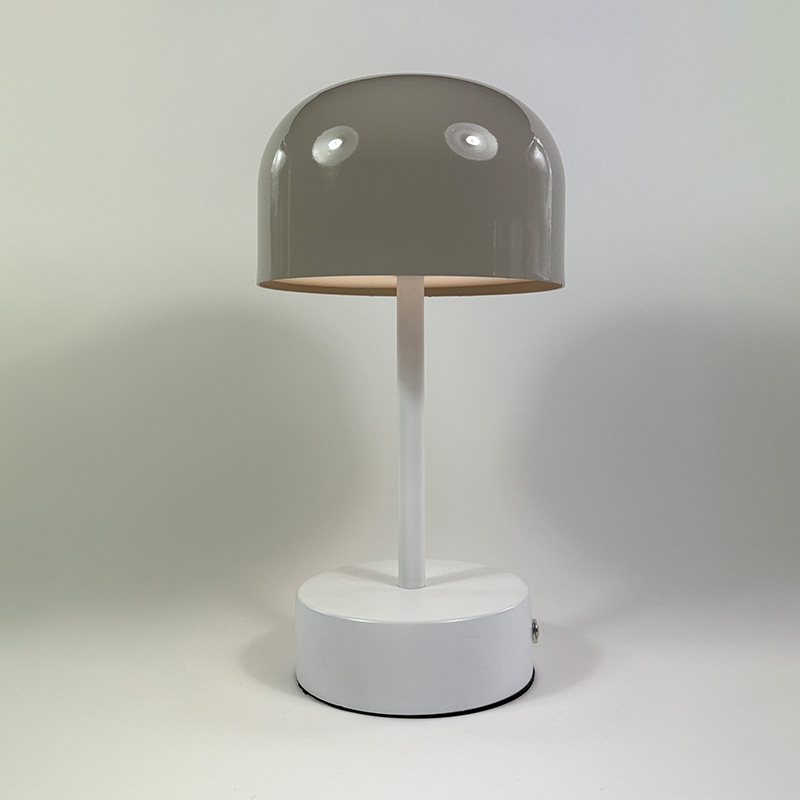 Mingkeda Modern Rechargeable LED Table Lamp with Metal Desk Light USB Powered