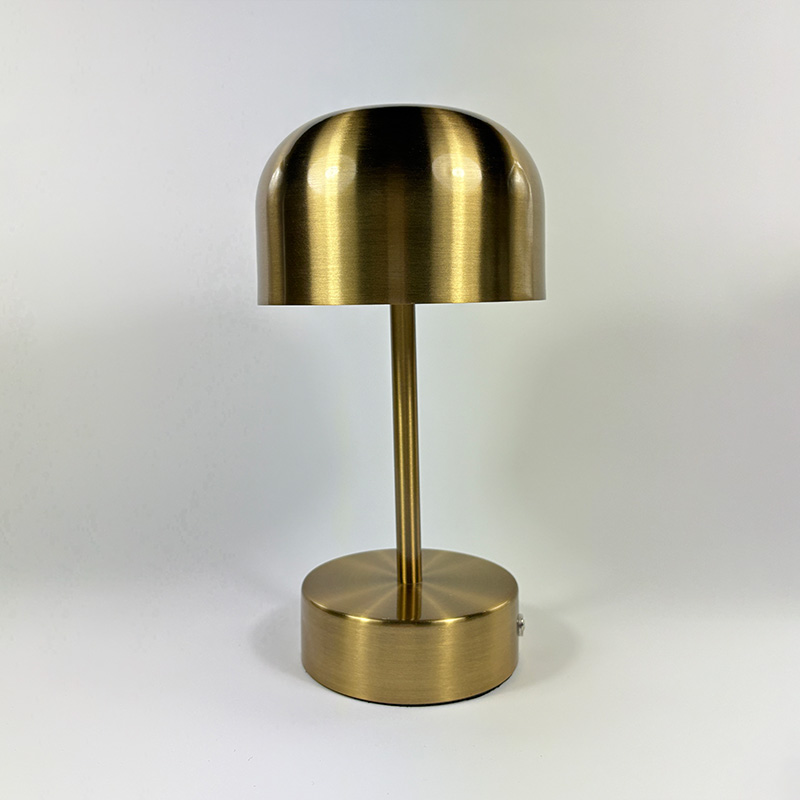 Mingkeda Modern Golden Rechargeable Indoor Lighting Dimmable Desk Light Living Room Decorative LED Table Lamp