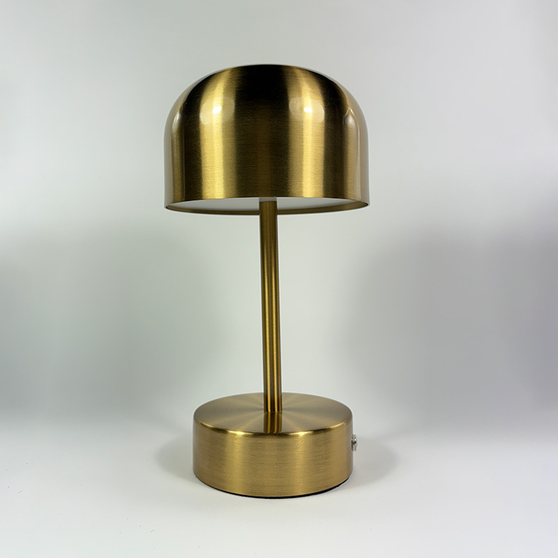 Mingkeda Modern Golden Rechargeable Indoor Lighting Dimmable Desk Light Living Room Decorative LED Table Lamp