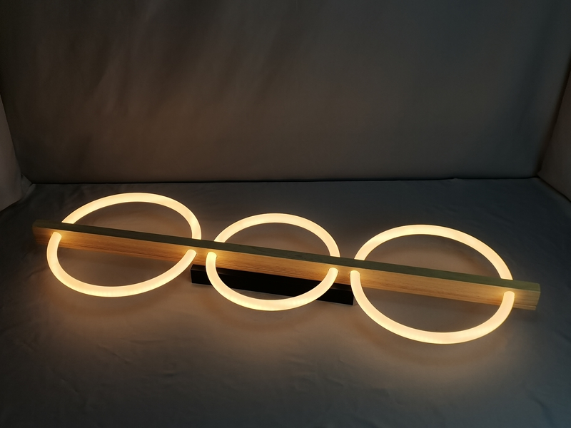 LED Metal Wood Interior Ceiling Lights