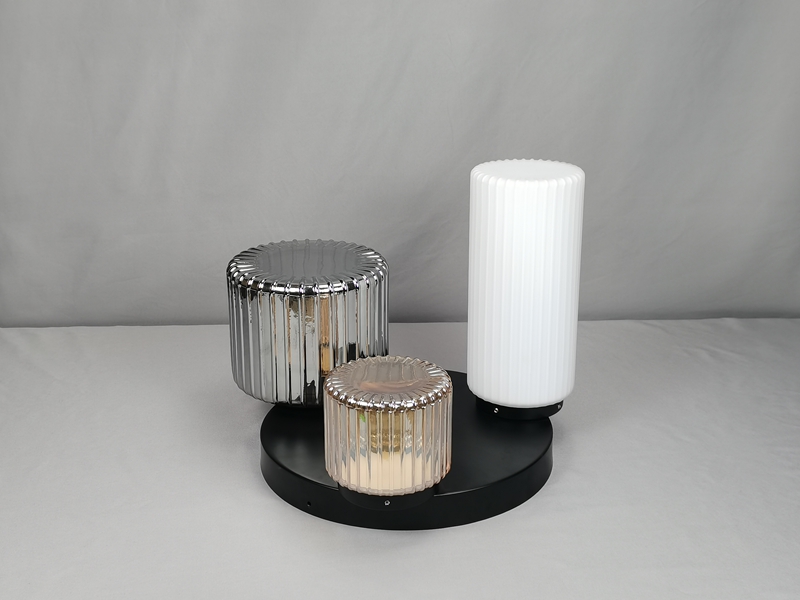 Mingkeda Metal Glass Decorative Ceiling Light