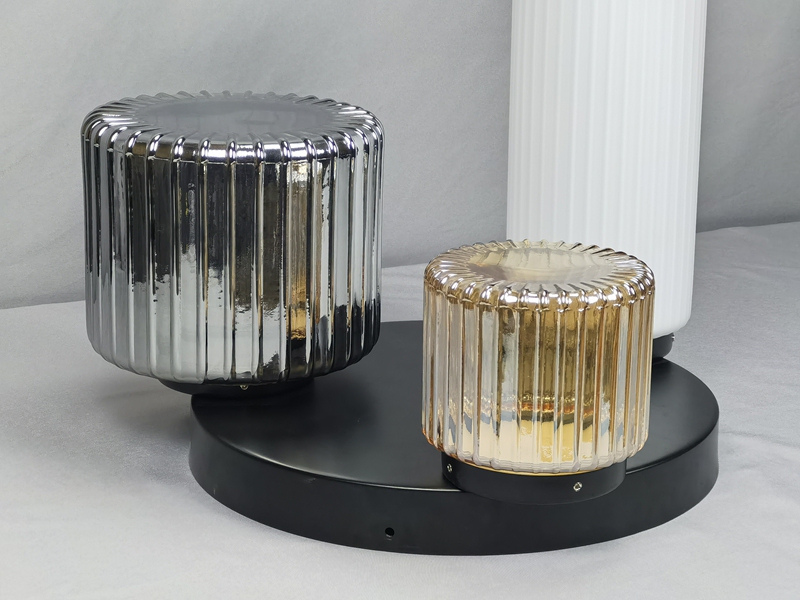 Mingkeda Metal Glass Decorative Ceiling Light