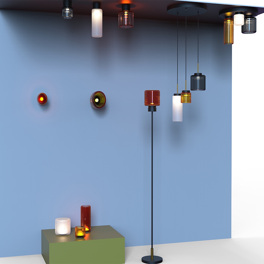 Mingkeda Metal Glass Decorative Ceiling Light