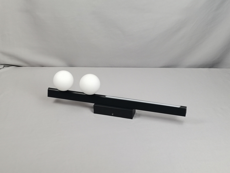 Mingkeda Modern Simply Backlit LED PC Cover Glass Lampshade Metal Ceiling Lighting