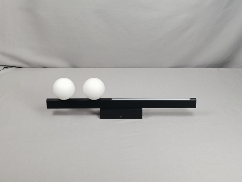 Mingkeda Modern Simply Backlit LED PC Cover Glass Lampshade Metal Ceiling Lighting