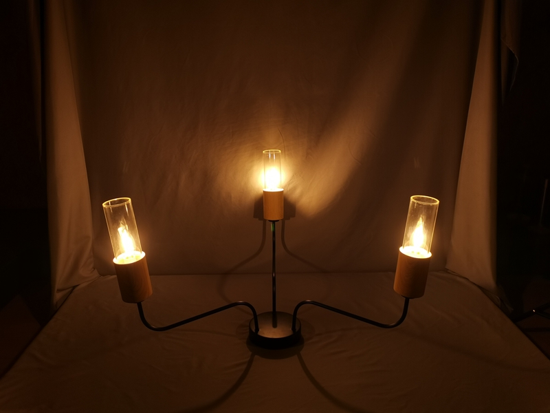 Mingkeda LED Fashion Metal Wood Minimalist Living Room Home Decorative Ceiling Light