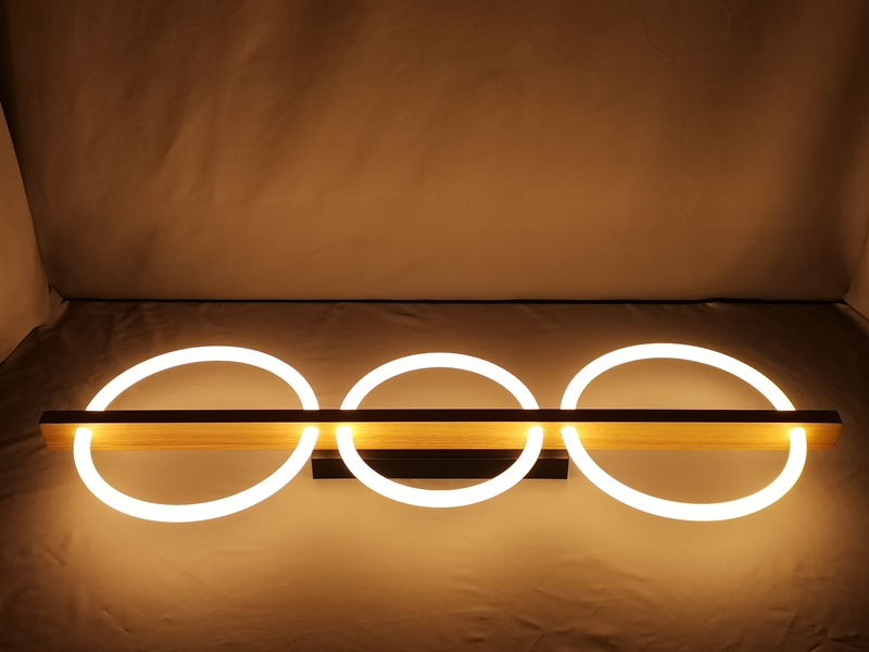 LED Metal Wood Interior Ceiling Lights