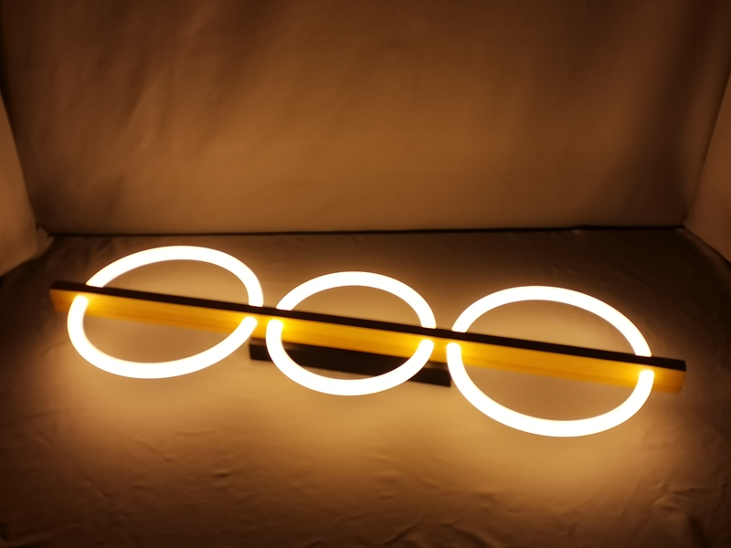 LED Metal Wood Interior Ceiling Lights