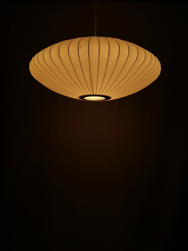 Mingkeda Nordic Modern Chandelier Lamp for Living Room Restaurant Bar Counter Indoor Deco Creative White Silk Pendant Lamp Light