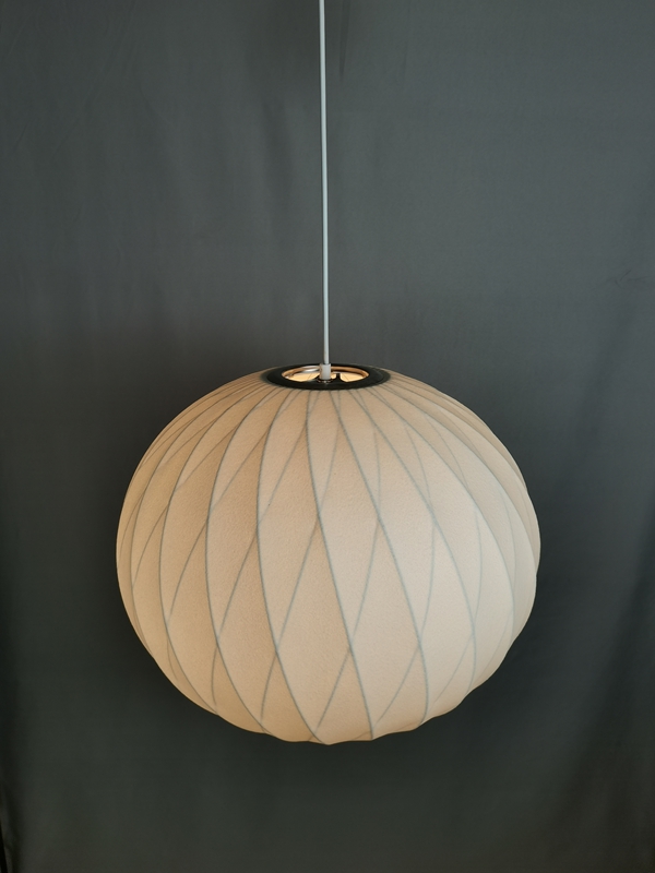 Mingkeda Modern Chandelier Lamp for Living Room Restaurant Indoor Deco Creative White Silk Pendant Lamp Light