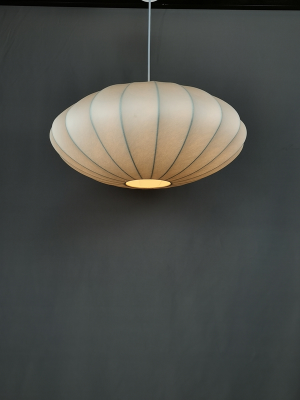 Mingkeda Simple Fabric Chandelier Modern Kitchen Silk Lighting Hanging Pendant Lamp