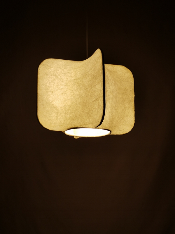 Mingkeda Lantern Simple Medieval Silk Lamp for Homestay Tea Room Restaurant Bar Silk Chandelier Pendant Light