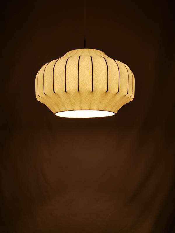 Mingkeda Silk Lamp for Homestay Tea Room Restaurant Bar Simple Medieval Silk Chandelier Pendant Light