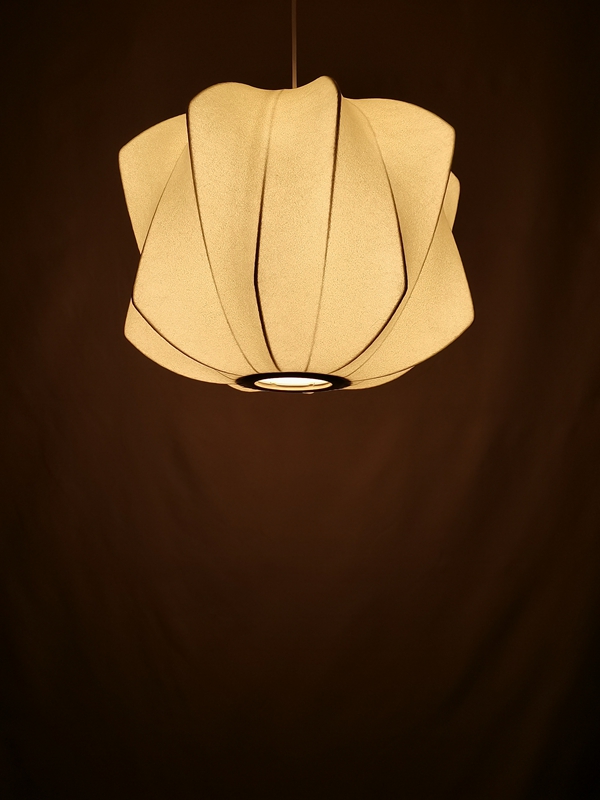 Mingkeda Hot Sales White Silk LED Pendant Lamp Dining Room Minimalist Bedroom Light