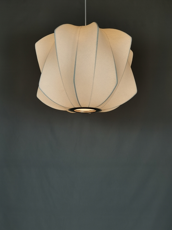 Mingkeda Hot Sales White Silk LED Pendant Lamp Dining Room Minimalist Bedroom Light