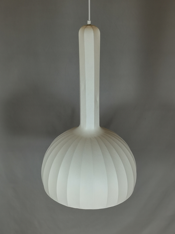Mingkeda MKDP251129S Single Head White Silk Pendant Light