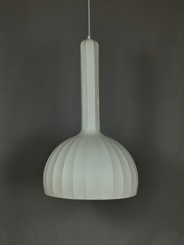 Mingkeda MKDP251129S Single Head White Silk Pendant Light