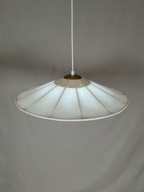 Mingkeda MKDP251128S Single Head White Silk Pendant Light