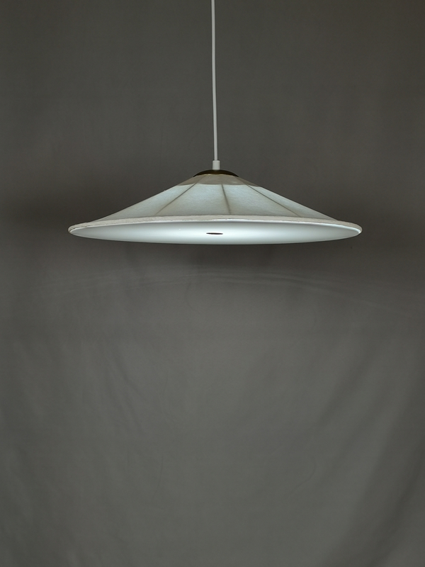 Mingkeda MKDP251128S Single Head White Silk Pendant Light