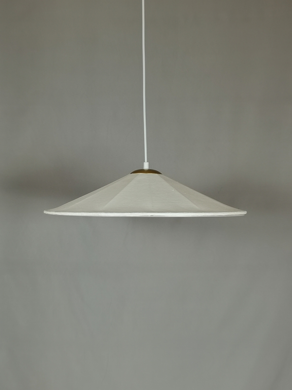 Mingkeda MKDP251128S Single Head White Silk Pendant Light