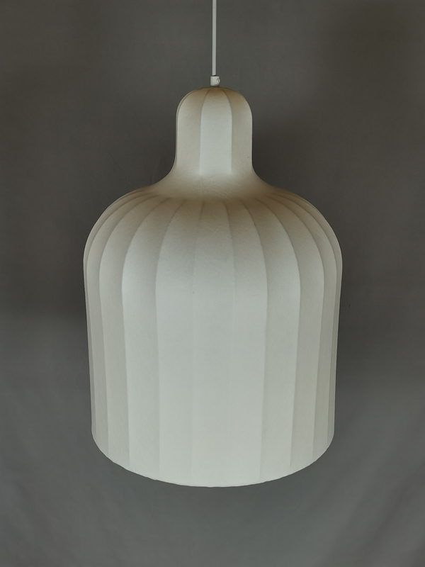 Mingkeda MKDP251126S Single Head White Silk Pendant Light