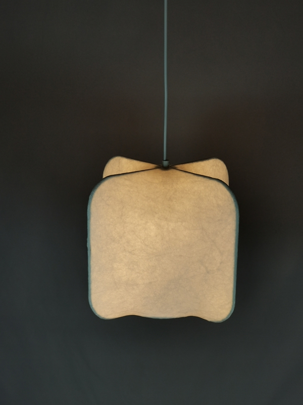 Mingkeda MKDP251125S Single Head White Silk Pendant Light