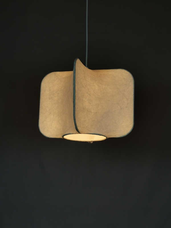 Mingkeda MKDP251125S Single Head White Silk Pendant Light