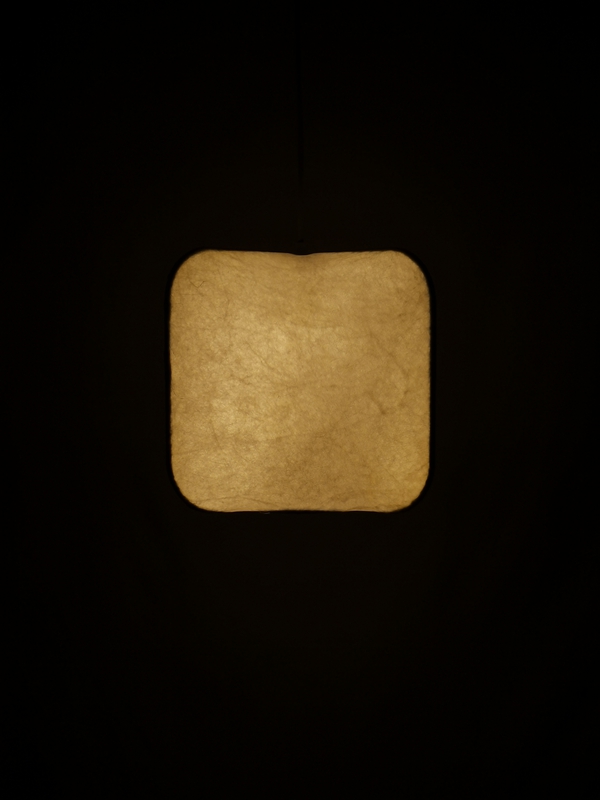 Mingkeda MKDP251124S Single Head White Silk Pendant Light