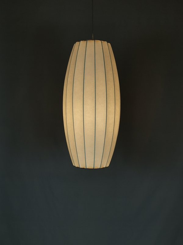 Mingkeda MKDP251123S Single Head White Silk Pendant Light