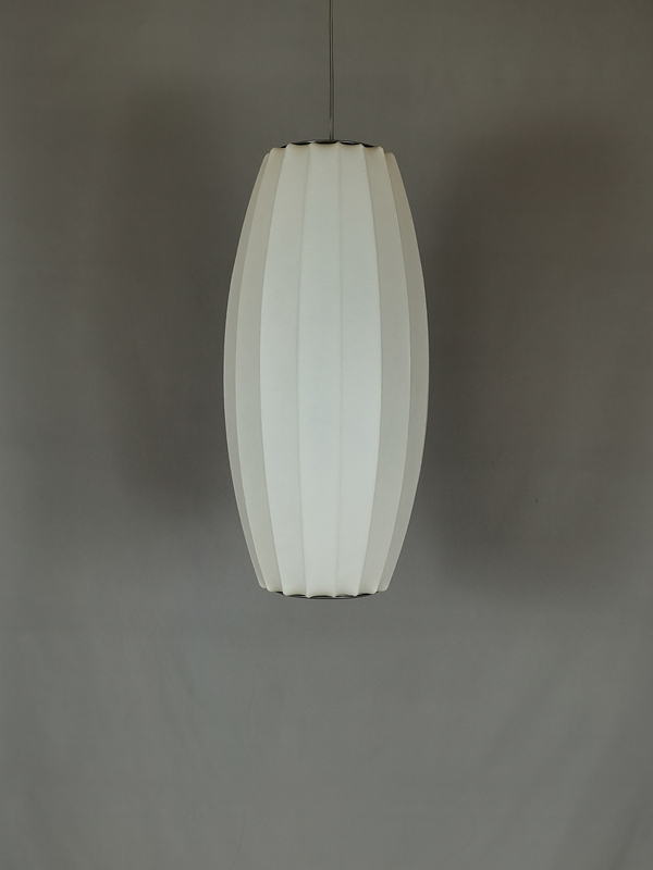 Mingkeda MKDP251123S Single Head White Silk Pendant Light