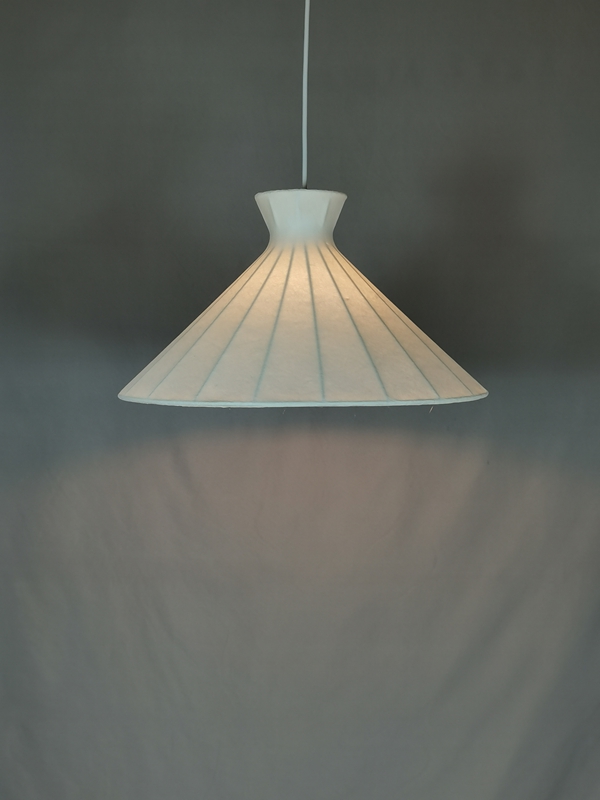 Mingkeda MKDP251122S Single Head White Silk Pendant Light