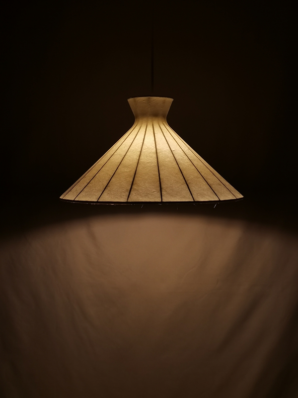 Mingkeda MKDP251122S Single Head White Silk Pendant Light