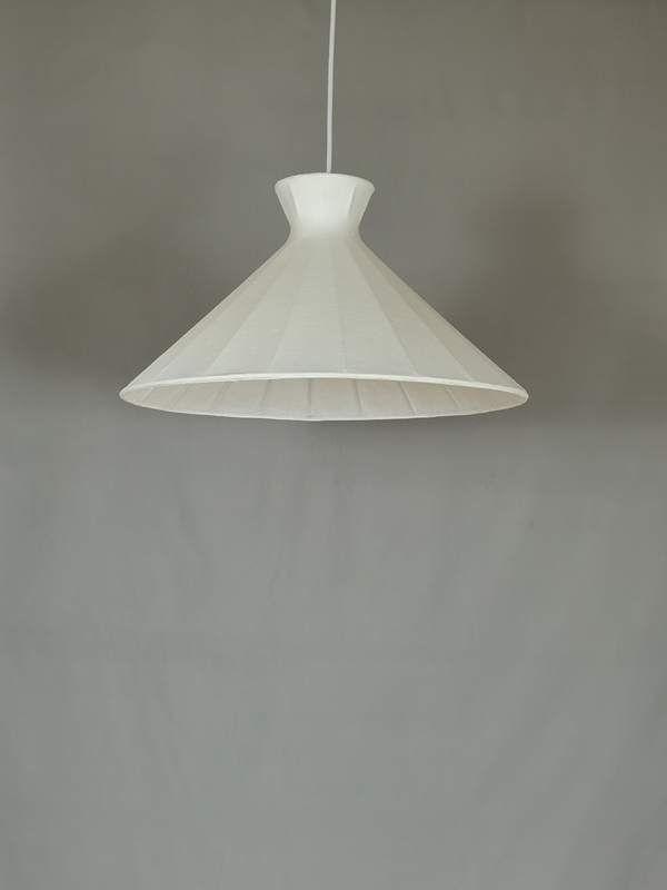 Mingkeda MKDP251122S Single Head White Silk Pendant Light