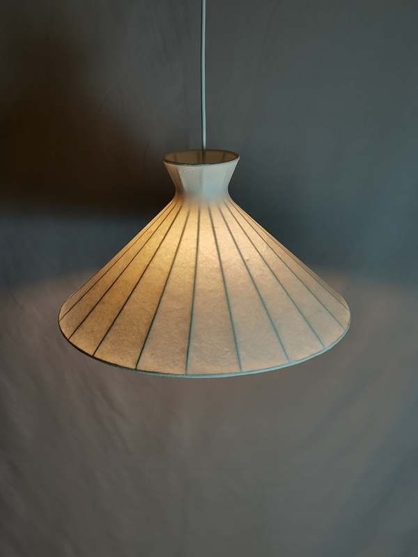 Mingkeda MKDP251122S Single Head White Silk Pendant Light