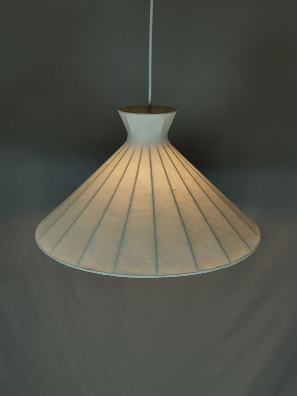 Mingkeda MKDP251122S Single Head White Silk Pendant Light