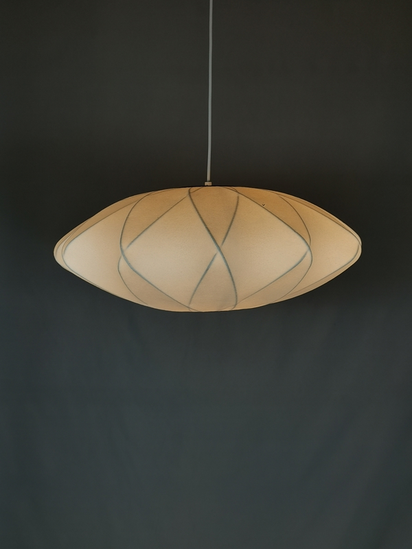 Mingkeda MKDP251121S Single Head White Silk Pendant Light