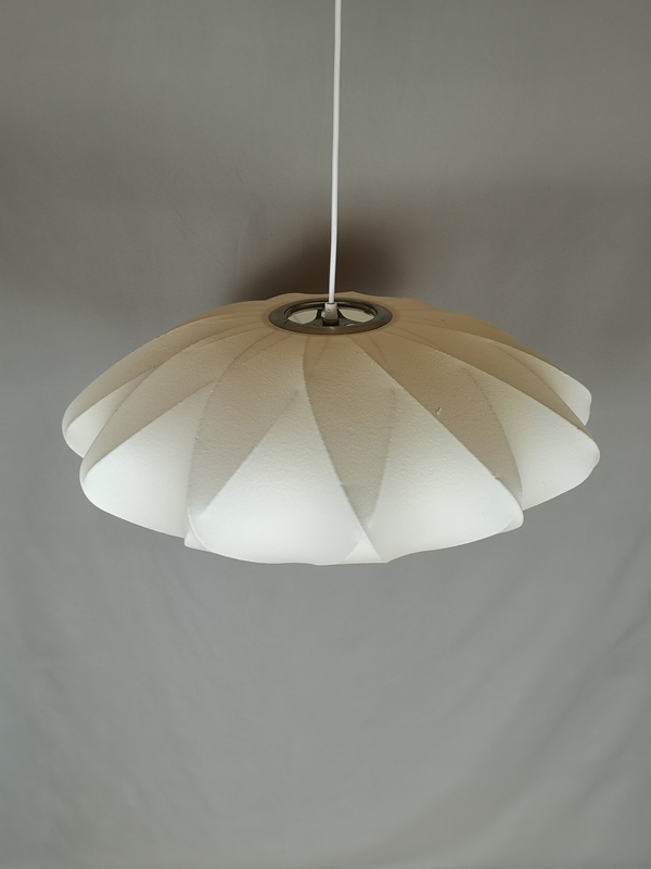 Mingkeda MKDP251121S Single Head White Silk Pendant Light